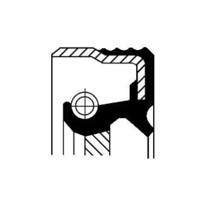 Shaft Seal, transfer case Mitsubishi MB837030