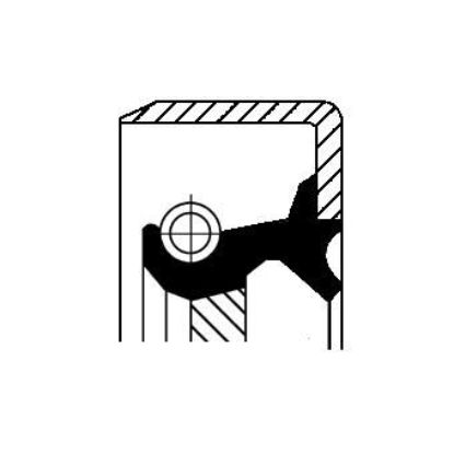 Shaft Seal, crankshaft MB 0049979347