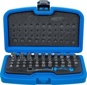 Socket Wrench Set Push through bit and socket set : 44 pcs.