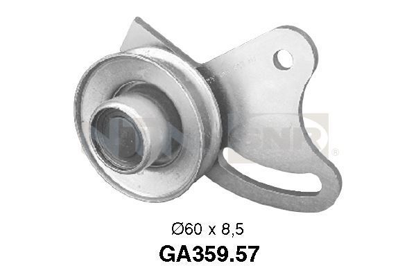 Tensioner Pulley, V-ribbed belt Citroen