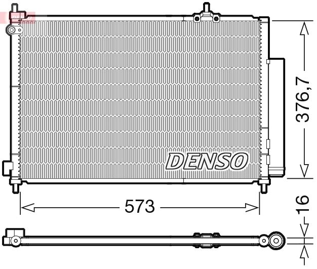 Condenser, air conditioning HONDA 80110SKNG01