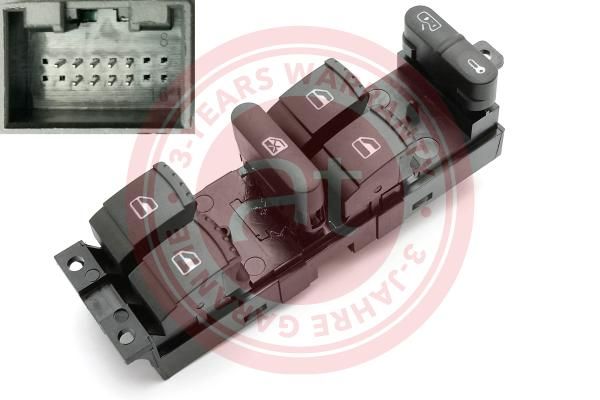 Switch, window regulator VAG