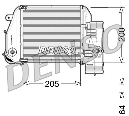 Charge Air Cooler AUDI A6 IV 3.0 V6 TDI (LEFT)