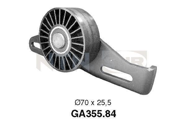 Tensioner Pulley, V-ribbed belt RENAULT - 8200582997