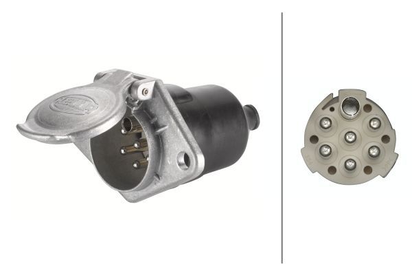 Socket 7-klemmiga, 7-lapikpistikühend