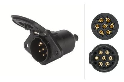 Socket Haagise pesa 7-otsa kruviühend