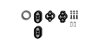 Mounting Kit, exhaust system Nissan Serena