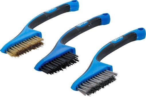 Cleaning Brush Set Mini Brush Set, 165 mm, Nylon, Brass, Stainless St