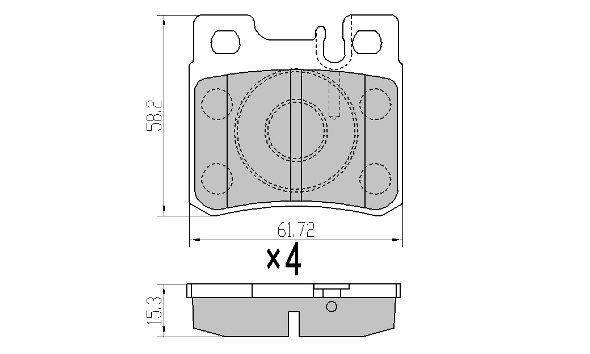 Brake Pad Set, disc brake