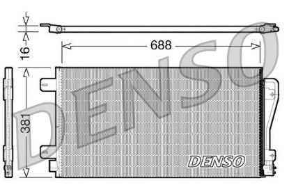 Condenser, air conditioning OPEL Movano A / RENAULT Mast