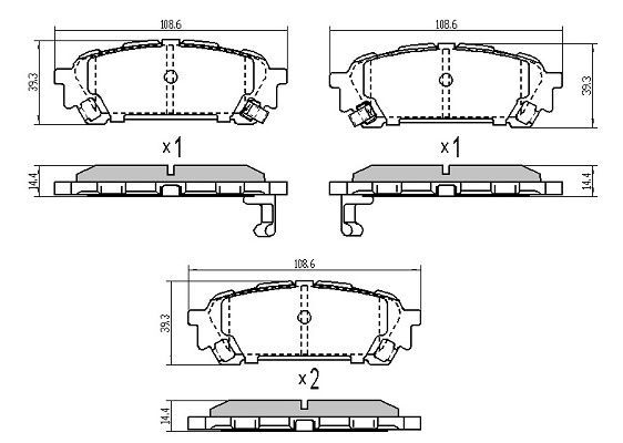Brake Pad Set, disc brake