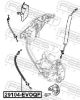 Cable Pull, door release LAND ROVER LR025409