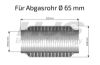 Flex Hose, exhaust system 65x220mm soft flex
