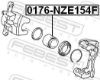 Piston, brake caliper TOYOTA 47731-12A10