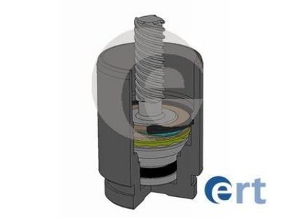 Piston, brake caliper