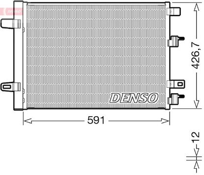 Condenser, air conditioning MERCEDES-BENZ A2475000054 / 2475000054