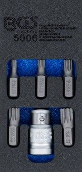 Screwdriver Bit Set 6-piece Spline Screwdriver/Bit Set