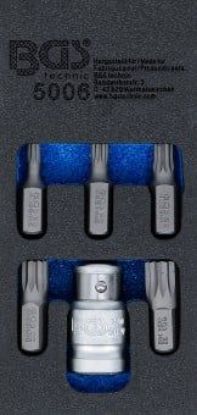 Screwdriver Bit Set 6-piece Spline Screwdriver/Bit Set