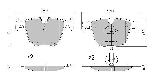Brake Pad Set, disc brake