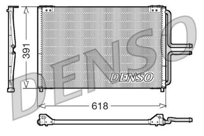 Condenser, air conditioning RENAULT Espace III / Laguna