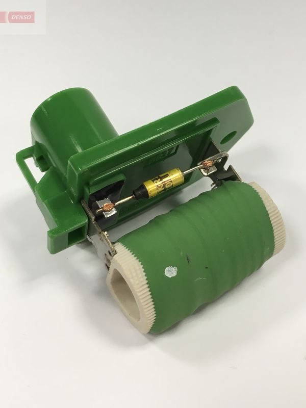 Series resistor, electric motor (radiator fan)