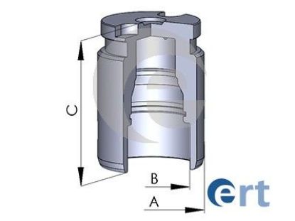 Piston, brake caliper