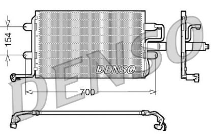 Condenser, air conditioning AUDI A3 / TT / SEAT Leon / T