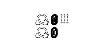 Mounting Kit, exhaust system Ford Escort