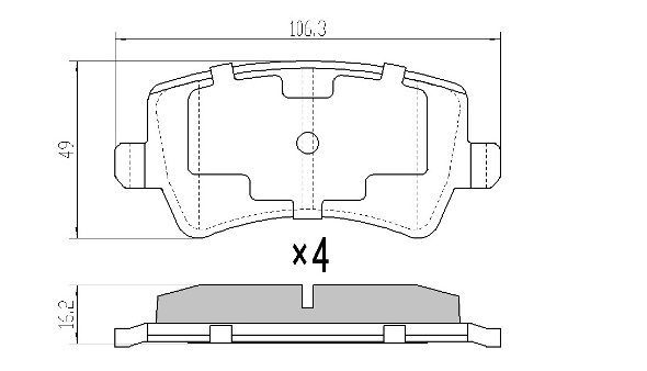 Brake Pad Set, disc brake