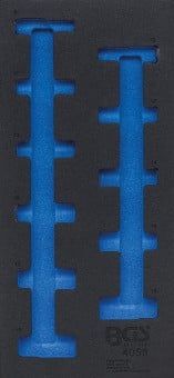 Pull-Out Compartment, drawer (tool trolley) 1/3 Tool Tray (408x189x32 mm), empty, for 11-piece