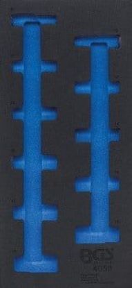 Pull-Out Compartment, drawer (tool trolley) 1/3 Tool Tray (408x189x32 mm), empty, for 11-piece