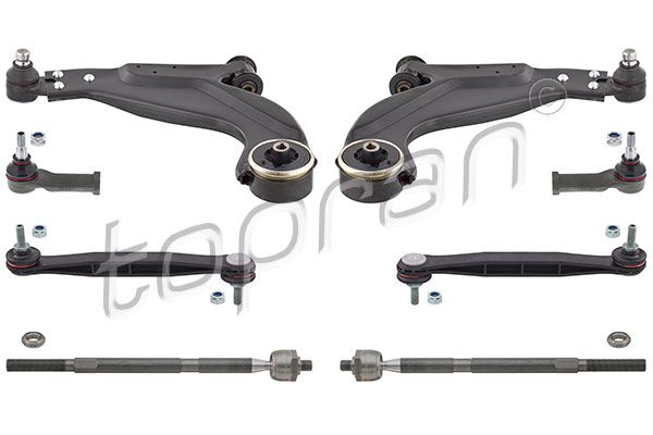 Control/Trailing Arm Kit, wheel suspension FORD