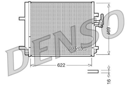Condenser, air conditioning FORD Galaxy - Mondeo IV - S