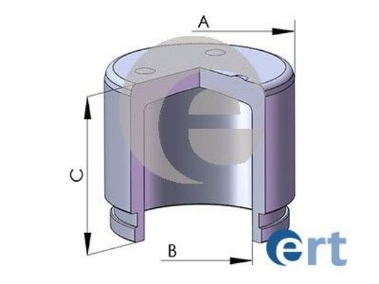 Piston, brake caliper