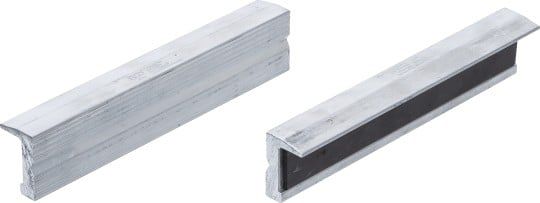 Jaw Pads, vice 2-piece Bench Vise Jaw Protector, Aluminium, 150 m