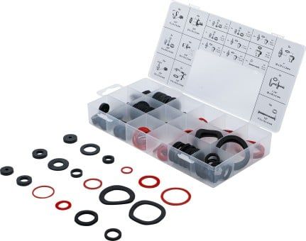Seal Ring Set 141-piece Seal Ring Assortment: Rubber and Fibre
