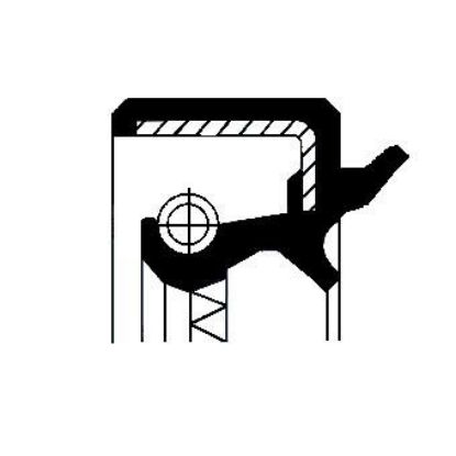 Shaft Seal, differential LAND CRUISER (J12), HIACE ....