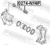 Guide Bolt, brake caliper LAND ROVER STC1920, MITSUBISHI MR911816, NISSAN 41