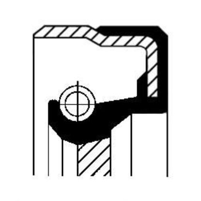 Shaft Seal, crankshaft PSA 40004270