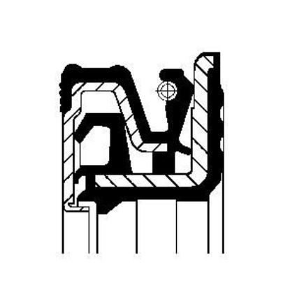 Shaft Seal, differential DEERE RE196786