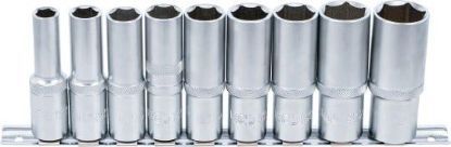 Socket Wrench Insert 9-piece Deep Socket Set, 10-24 mm, 1/2"