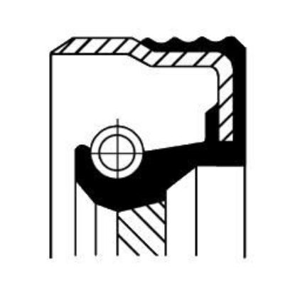 Shaft Seal, camshaft GM 638194