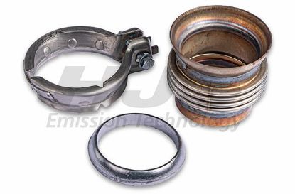 Repair Pipe, catalytic converter 72x82mm Flantsiga MB