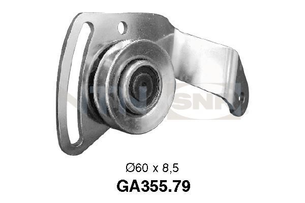 Tensioner Pulley, V-ribbed belt Renault