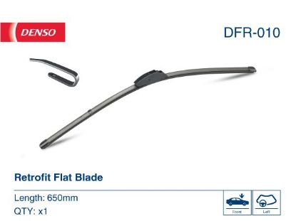 Wiper Blade DENSO FLAT RETROFIT 650mm