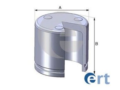 Piston, brake caliper
