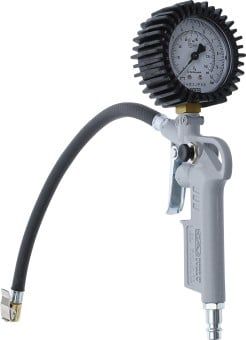 Compressed-air Tyre Pressure Gauge/Inflator Pistol-Grip Air Inflator, calibrated