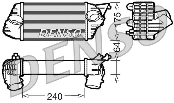 Charge Air Cooler FIAT STILO 1.9 JTD