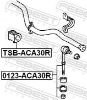 Link/CoupIing Rod, stabiliser TOYOTA - 48830-42021