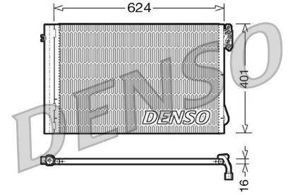 Condenser, air conditioning BMW 1 E81-E82-E87-E88 / 3 E9